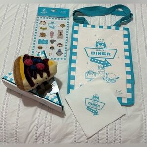 🇺🇸 FAO Schwarz Exclusive Amuseables Crember Cheesecake Jellycat + Set (No Pin)